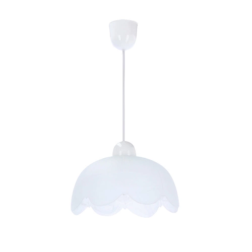 Lampa wisząca Bratek 25 1x60W E27 klosz  biały
