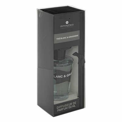 Dyfuzor zapachowy z patyczkami Joan Atmosphera 150 ml biały szklany do domu