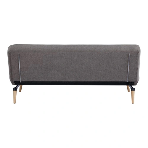 Sofa Swan brązowa nowoczesna 3 osobowa do salonu