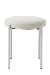 Stołek tapicerowany Pulto piaskowy do kuchni i jadalni nowoczesny metalowy 48 cm