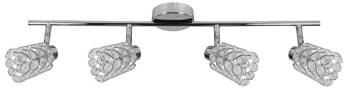 Lampa sufitowa York listwa 4x40W G9 chrom