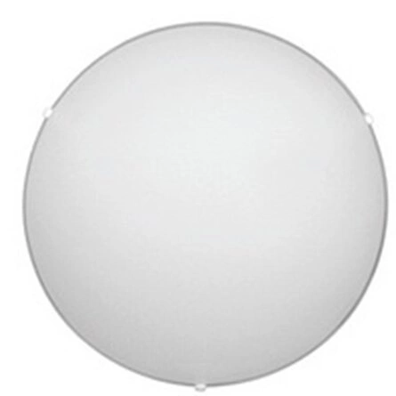 Plafon sufitowy Bianca biały szklany okrągły 30 cm nowoczesny do salonu i sypialni