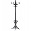 Poulpe nowoczesny drewniany wieszak stojący do przedpokoju wenge 188 cm Intesi