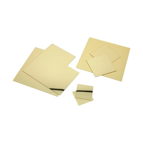 Złota lustrzana dekoracja ścienna Intesi Tryptyk 7 elementów nowoczesna ozdoba na ścianę do salonu