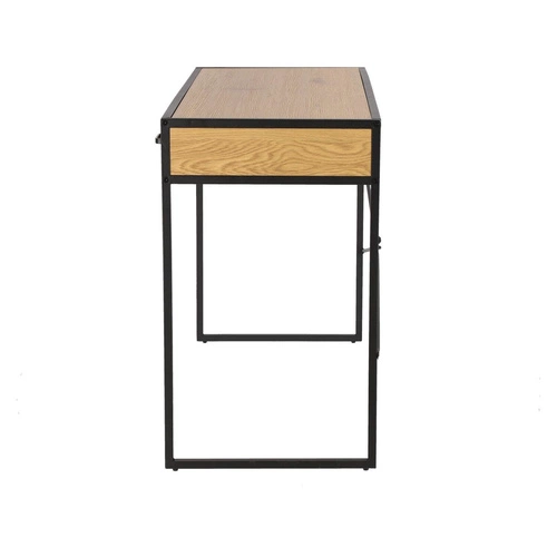 Biurko Seaford Dąb z szufladą naturalny/czarny