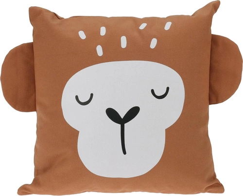 Poduszka dekoracyjna dla dzieci Małpka 40x40 cm nowoczesna do pokoju dziecięcego Intesi