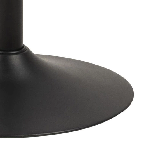 Hoker Grace brązowy tapicerowany obrotowy z oparciem regulowany do kuchni nowoczesny 80 cm Actona