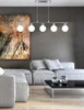 Lampa wisząca Oden chromowy 5x40W G9  klosz biały