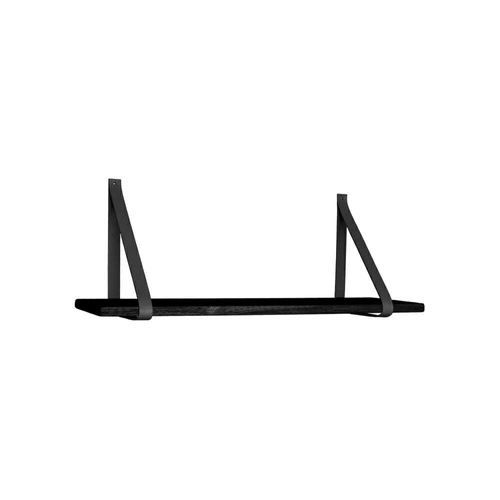Półka ścienna Forno 80cm czarna