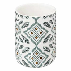 Kubek na szczoteczki do zębów Hapache biały nowoczesny dolomit do łazienki 5five