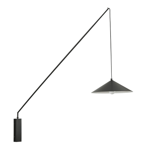 Lampa ścienna SWING czarna 140 cm