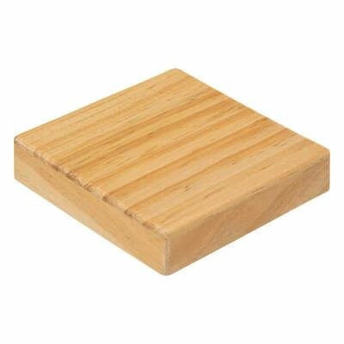 Kwadratowy szklany słoik 1,25L z sosnową pokrywką