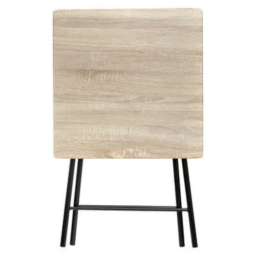 Stół składany 2-osobowy 60x60 cm do małej jadalni nowoczesny efekt drewna 5five simply smart