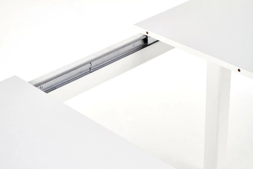 Stół rozkładany do jadalni Rocco Intesi biały nowoczesny 4-6 osobowy 118-158 cm