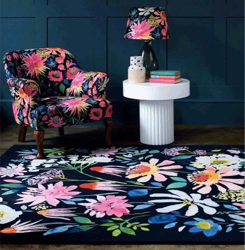 Dywan nowoczesny Zinnia 140x200 różowy do salonu i sypialni, łatwoczyszczący Carpets&More