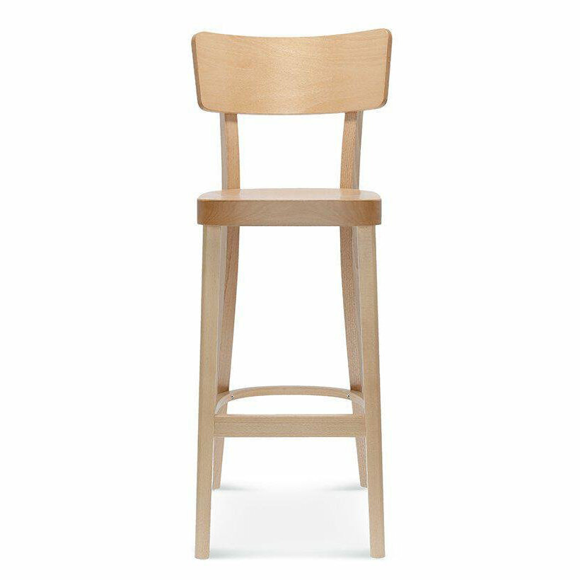 Krzesło barowe Solid BST-9449 siedzisko twarde dąb standard