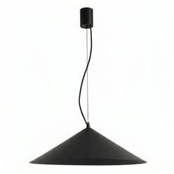Lampa wisząca FINT czarna LED do salonu regulowana nowoczesna