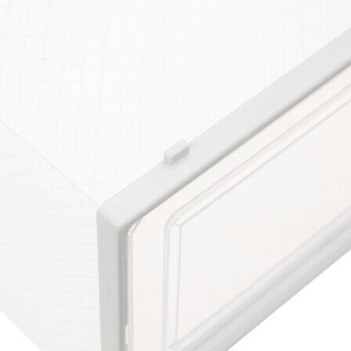 Stojak na buty Stak 5five simply smart transparentny, sztaplowany zestaw pudełek z wentylacją