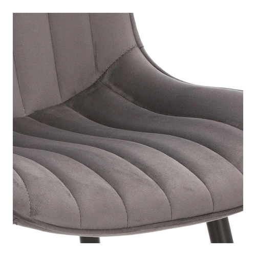 Krzesło Roxino VIC szare pasy pionowe