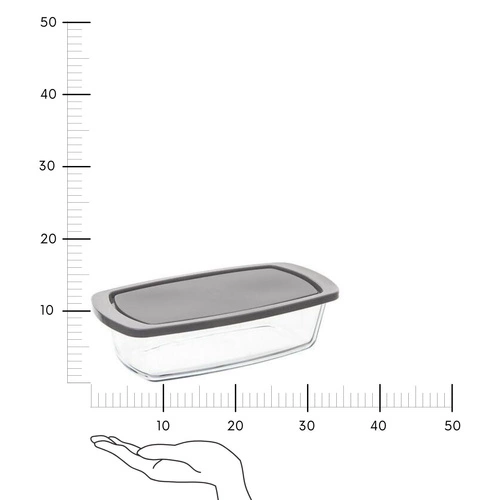 Pojemnik z przykrywką KeepEat na ciasto 27x14cm