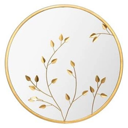 Lustro Feuille 58cm złote