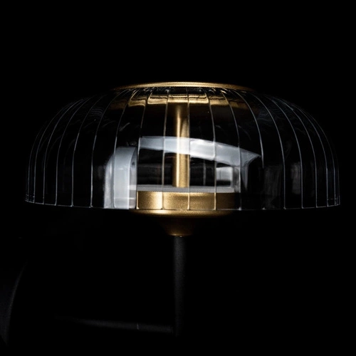 Kinkiet ścienny LED Vitrum czarny nowoczesny do salonu i sypialni ALTAVOLA DESIGN