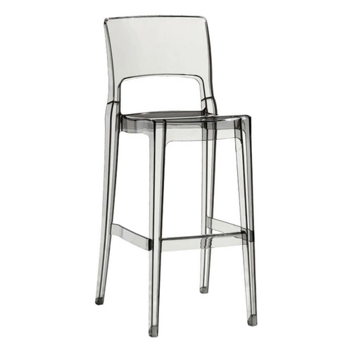 Hoker Isy transparentny z oparciem glamour nowoczesny do kuchni i wyspy SCAB Design