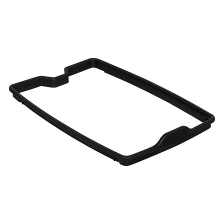 5five simply smart PED PLAST kosz na śmieci kuchenny 40L slim z pedałem cichy domyk czarny