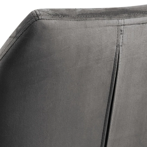 Fotel biurowy ergonomiczny Nora VIC szary welurowy obrotowy z podłokietnikami do biura Actona