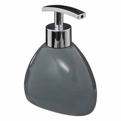 Dozownik do mydła ceramiczny szary Colors 5five simply smart do łazienki 250 ml