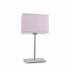 Lampka nocna do sypialni AMALFI nowoczesna fioletowa z abażurem metalowa LYSNE 40 cm