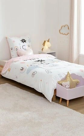 Komplet pościeli dziecięcej Unicorn 140x200 bawełniana do pokoju dziecka