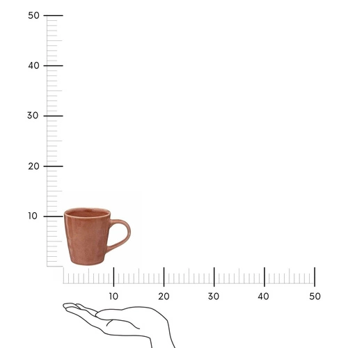 Kubek Zoé 350 ml koralowy