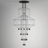 Lampa wisząca LINEA-43 czarna 90 cm
