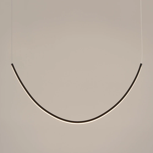 Nowoczesny żyrandol LED ALVAR 1 czarny do salonu i jadalni nad stół Thoro