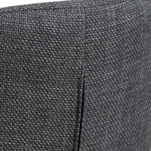 Krzesło tapicerowane Eleanor Actona do jadalni szare z podłokietnikami nowoczesne skandynawskie