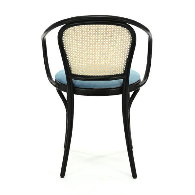 Krzesło drewniane Fameg B-9/4 z podłokietnikami retro do jadalni personalizowane premium