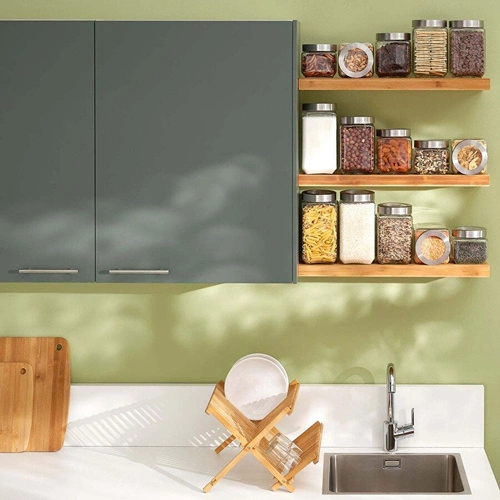 Zestaw 3 bambusowych desek do krojenia 5five simply smart boho z uchwytem prostokątny