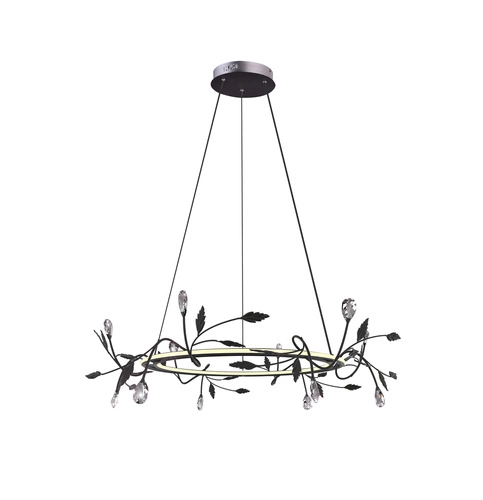 Lampa wisząca Giaros 65 36W LED czarny 4000K