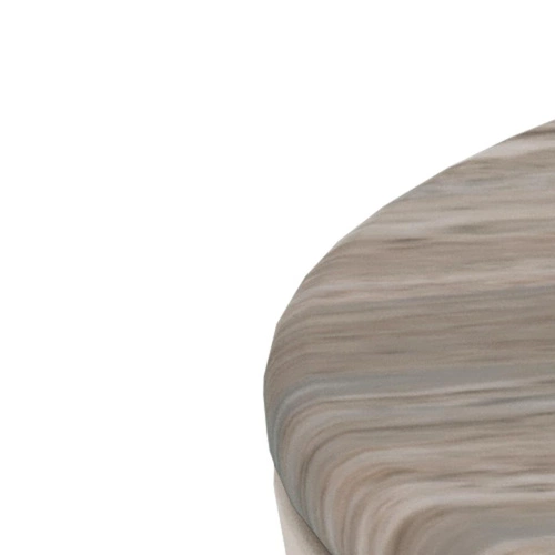 Stolik kawowy Cangas okrągły 80 cm szary marmurowy nowoczesny do salonu