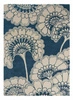 Florence Japanese Floral Midnight dywan wełniany glamour do salonu 250x350cm ręcznie tkany