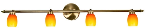 Lampa sufitowa Olivia listwa 4x40W G9  patyna rainbow