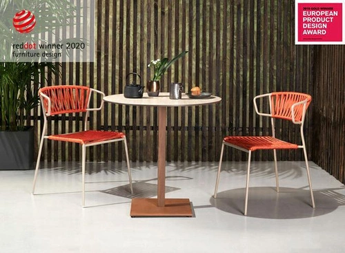 Krzesło Lisa Filo Arm niebieskie