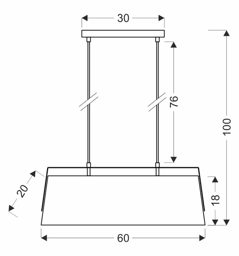 Lampa wisząca Milbury nowoczesna czarna z żółtym abażurem do salonu i sypialni