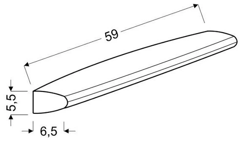 Kinkiet ścienny LED Lena biały nowoczesny do łazienki 59 cm lampa na lustro CANDELLUX