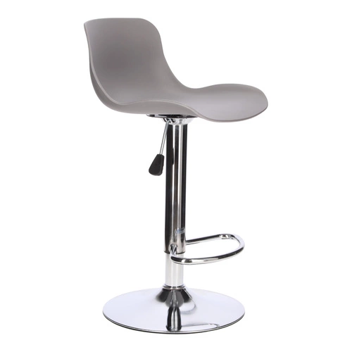 Stołek barowy Inge szary/ chrom outlet