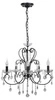 Lampa wisząca Aurora 5*40W E14 czarny