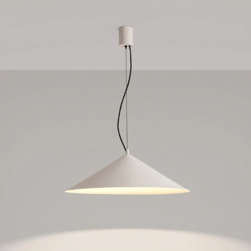 Lampa wisząca FINT biała LED do salonu regulowana nowoczesna