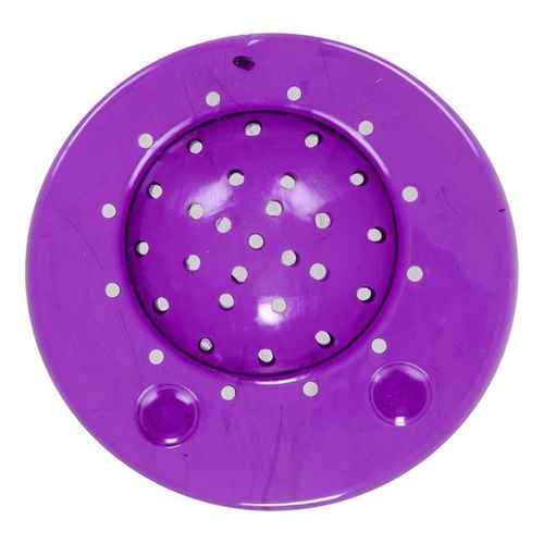 Intesi silikonowe sitko do zlewu fioletowe okrągłe nowoczesne do kuchni i łazienki