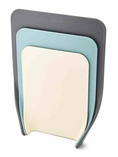 Joseph Joseph Nest Chop nowoczesny zestaw 3 plastikowych desek do krojenia do kuchni